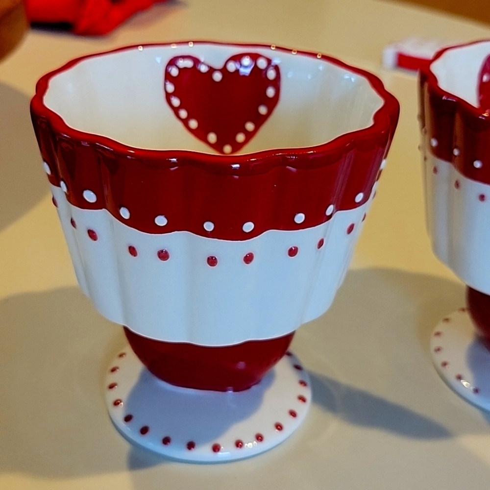 Ceramic Ice Cream or Sherbet Bowls by MesaHomeProducts